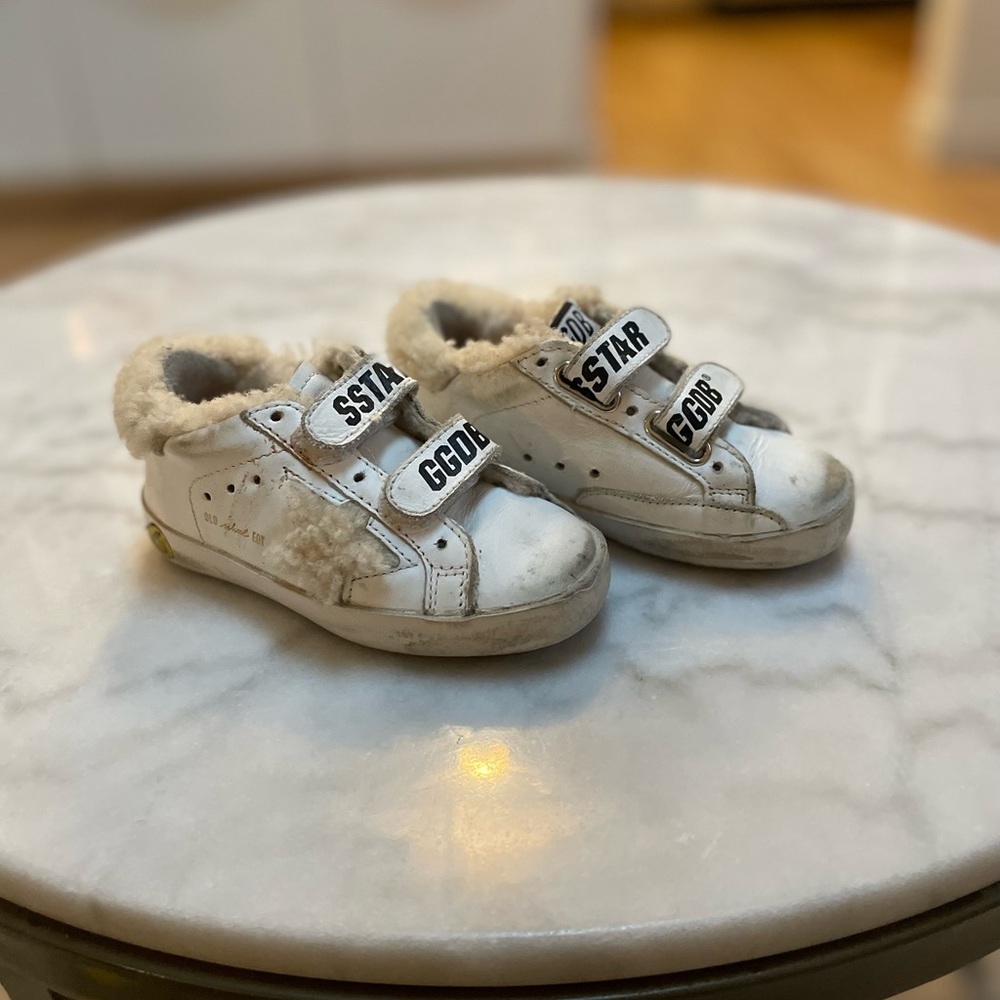 Golden Goose Toddler Sherpa Sneakers